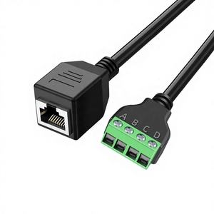 Кабель-удлинитель Ethernet <span class=keywords><strong>RJ45</strong></span> на 4-контактный клеммный блок без пайки, 0,2 м - Product Image 1