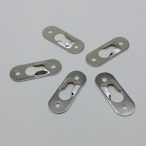 Colgador de pared de acero inoxidable, gancho decorativo rectangular para cuadros, accesorios de colgado ocultos sin dejar rastro detrás de puertas y en paredes - Product Image 1