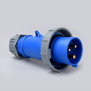 Nuova moda IP67 presa industriale impermeabile 3pin 16A 220-440V presa in rame resistente con 3 prese per connettore elettrico - Product Image 1