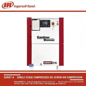 เครื่องอัดอากาศแบบไร้น้ำมัน Ingersoll Rand รุ่น V/R ซีรีส์ เครื่องอัดอากาศแบบแรงเหวี่ยง แหล่งลมแรงดันคงที่ ใช้ไฟฟ้ากระแสสลับ 380V - Product Image 6