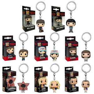 Hot Sales Explosions <strong>Stranger</strong> <strong>Things</strong> Season <strong>5</strong> TV Series Classic Collectible Will Mike <strong>Dustin</strong> Eleven Steve Demogorgon Keychain - Product Image 1