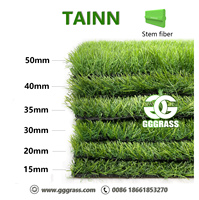 Gazon artificiel paysager à 3 tons, gazon synthétique d'apparence naturelle pour jardin, aménagement paysager extérieur