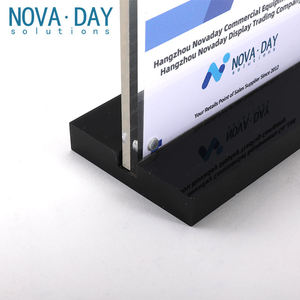 Novaday Tùy Chỉnh Hight Chất Lượng <span class=keywords><strong>Acrylic</strong></span> Đơn Tài Liệu Chủ <span class=keywords><strong>A4</strong></span> <span class=keywords><strong>Acrylic</strong></span> Tờ rơi Dispenser Hiển Thị Đứng - Product Image 2