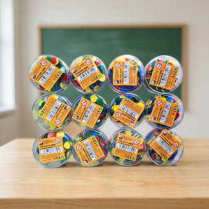Set di 12 Chip Assorbenti Colorati per Conteggio Matematico, Gettoni in Plastica 4x4 pollici per Strumenti Educativi per l'Apprendimento Precoce - Product Image 4