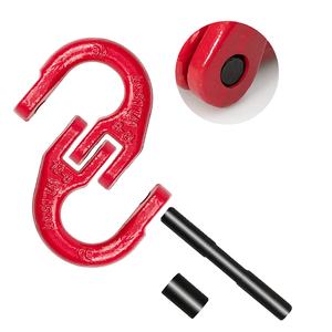 Nouveau Double boucle manille grue papillon chaîne <span class=keywords><strong>fermoir</strong></span> <span class=keywords><strong>fermoir</strong></span> de levage Double anneau <span class=keywords><strong>fermoir</strong></span> crochet boucle de déchargement - Product Image 2