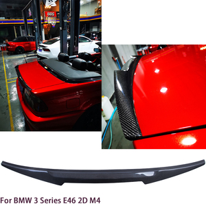 สปอยเลอร์หลังคาร์บอนไฟเบอร์ทรง M4 สำหรับรถ BMW E46 4 ประตู ปี 1997-2007 - Product Image 2