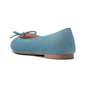 Nouveaux styles de chaussures plates de luxe avec logo personnalisé chaussures de ballet plates en cuir <span class=keywords><strong>d</strong></span>écontractées confortables pour femmes - Product Image 4