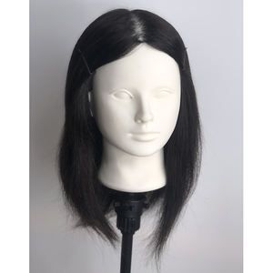 <span class=keywords><strong>Tête</strong></span> de Mannequin de Coiffure 100% Cheveux Humains Naturels Sans Maquillage, pour Application de Coupe de Cheveux, Remise de 20 Pièces - Product Image 1