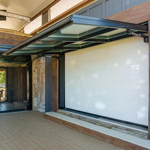 Portes <span class=keywords><strong>de</strong></span> <span class=keywords><strong>garage</strong></span> commerciales automatiques contemporaines en aluminium et plexiglas trempé à ouverture verticale pour les maisons - <span class=keywords><strong>Vente</strong></span> chaude - Product Image 2