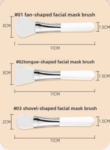 Pinceau applicateur de masque facial en silicone souple avec manche en plastique – Outil cosmétique pour esthéticiennes, idéal pour le correcteur et le baume à lèvres – Vente en gros - Product Image 4