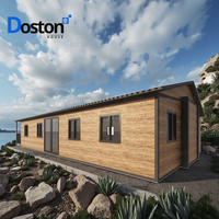Chalet préfabriqué de luxe à 3 chambres du fabricant, maison préfabriquée en bois pour bâtiments de bureaux et entrepôts