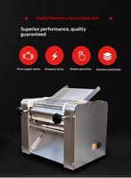 Machine à pâte et à nouilles entièrement automatique en acier inoxydable 304, 110V/220V, pour usage commercial, machine à presser la pâte de comptoir