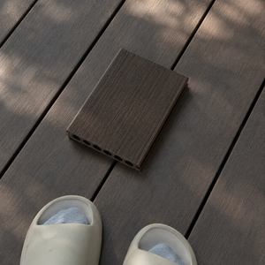 Planche de terrasse en WPC moderne, composite, antidérapante, brossée, revêtement de sol extérieur imperméable, bois-plastique pour terrasse, jardin, <span class=keywords><strong>parc</strong></span> - Product Image 3