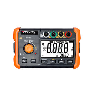 Comprobador de Resistencia de Tierra Shengli VC4106A, Instrumento de Medición de Resistividad del Suelo de Alta Precisión para Protección contra Rayos - Product Image 1