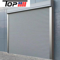 Puerta de Garaje Enrollable Eléctrica de Acero Galvanizado con Control Remoto, Venta al Por Mayor Directa de Fábrica