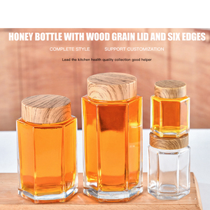 <span class=keywords><strong>30ml</strong></span> - 360ml nước sốt nóng chai Ớt mật ong bao bì thực phẩm hình lục giác rỗng Kính mật ong <span class=keywords><strong>Jar</strong></span> với nhựa hạt gỗ Bìa - Product Image 2