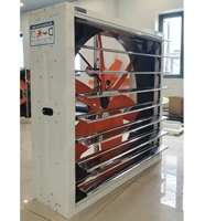 Ventilateur axial mural industriel électrique de qualité supérieure 1380 mm 50800 m³/h Silencieux 470 tr/min Refroidissement robuste Production OEM