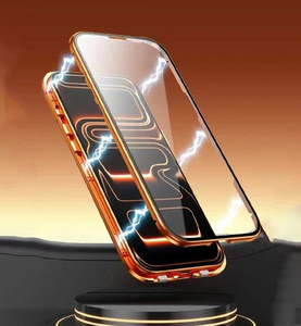 <span class=keywords><strong>Coque</strong></span> magnétique pour <span class=keywords><strong>iPhone</strong></span> 17 16 15 14 <span class=keywords><strong>13</strong></span> Pro Max avec protection d'objectif d'appareil photo en verre trempé HD double face transparent - Product Image 5
