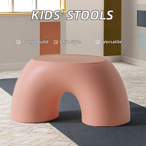 Tabourets à Chaussures en Plastique pour Enfants au Design Simple et Moderne - Product Image 2