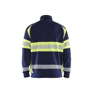 BLAKLADER - 3551115889334XL Pull haute visibilité Bleu marine/jaune-EAN 7330509838587 HI-VIS WORKWEAR - Product Image 2