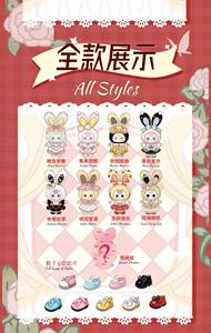Linda mismo estilo de <span class=keywords><strong>Tiktok</strong></span> Genuine Baby Three 400% Large Lolita Dream Series Plush Blind Box Figure, lindo adorno para niñas - Product Image 4