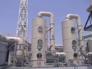 Professional Production Air Scrubber Absorption Tower Acid Fume Scrubbing System