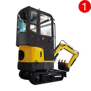 Mini-excavatrice japonaise de 1 tonne à chenilles en caoutchouc, avec moteur et chenilles, garantie 1 an, pour le terrassement - Product Image 3