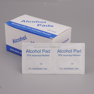 Toallitas Desinfectantes con <span class=keywords><strong>Alcohol</strong></span> Isopropílico al 70%, con Logotipo Personalizado OEM, No Tejidas, Estériles, Envueltas Individualmente, 3x6cm - Product Image 2