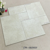 Carreaux de sol en céramique blanche antidérapants mats 400x600mm, carreaux de sol en porcelaine pour salle de bain