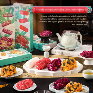 Tradizionale cinese pasticceria artigianale rotolo di uova <span class=keywords><strong>biscotti</strong></span> con sapore di rosa naturale involtini croccanti di latte profumati - Product Image 4