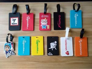 Etiquetas de Equipaje de PVC Suave 2D Personalizadas con Dibujos Animados, Precio Económico - Product Image 6
