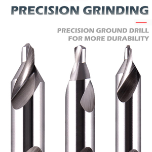 Juego de brocas de centro SUPAL de acero de alta velocidad de 60 grados tipo B con revestimiento de estaño OEM/ODM para torno - Product Image 4