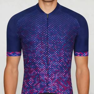 Maillot de Ciclismo de Manga Corta con Estampado de Puntos, Cortavientos, Transpirable, Impermeable, con Protección UV y Cierre Completo - Product Image 3