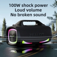 2025 Bocina Zealot S51 S79 Altavoz Subwoofer 100W Potente sonido estéreo al aire libre Impermeable para fiesta Playa Camping Garaje