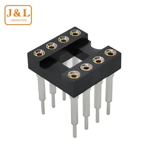 Sıcak satış IC yuva standart pitch 1.778mm 2.54mm soket 6 ~ 64 pins IC konektörü erkek ve dişi konnektörler
