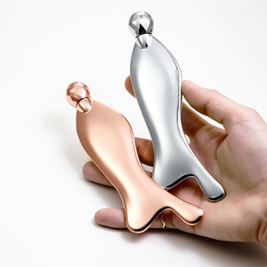 Placa gua sha de metal para massageador facial de nariz e levantamento de beleza, terapia tradicional chinesa de cuidados de saúde - Product Image 4