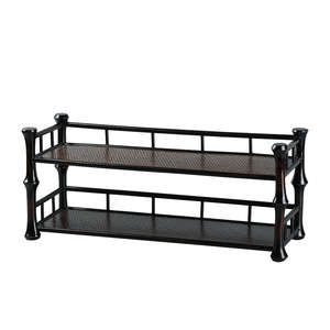 Bamboo Tea <b>Shelf</b> Antique Display Rack <b>Desktop</b> Storage Rack Multifunctional Master Cup Rack Living Room Tableware Stand - Product Image 5