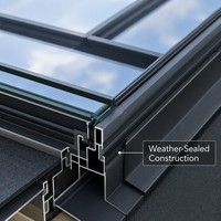 Système de toit vitré coulissant à panneaux en aluminium, résistant aux UV, à commande automatique, pour terrasse et patio, directement de l'usine (OEM)