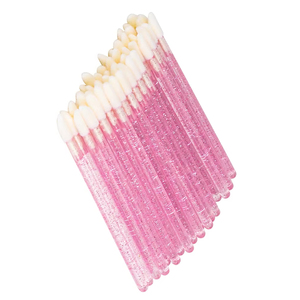 Pincel Aplicador de Labios Desechable, Pelo Sintético Plano, Mango de Plástico, Herramienta de Maquillaje para Delineador de Labios y Bálsamo Labial - Product Image 6