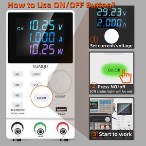 Kuaiqu SPPS1203D-RS232 + USB 120V 3A 360W đầu ra phòng thí nghiệm điều chỉnh băng ghế dự bị cung cấp điện pin lithium sạc thử nghiệm lão hóa - Product Image 4