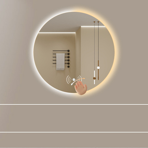 Miroir en forme de dent rétroéclairé, miroir LED décoratif pour mur de salle de bain - Product Image 3