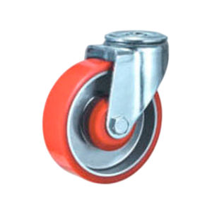 Wholesale Industrial <b>Equipment</b> Caster Wheels Ball Bearing High Quality PU Cast Aluminium 250kg-300kg Load Capacity 100mm/125mm - Product Image 4