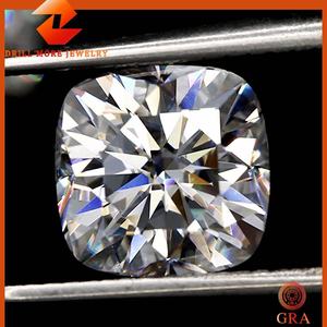 Moissanite Loose Diamonds Cushion Cut D Color GRA Certified For Jewelry Making - Product Image 2