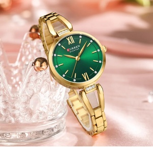 Reloj de Pulsera CURREN 9092 de Lujo para Mujer, Resistente al Agua, Correa de Acero Inoxidable, Esfera Elegante con Pedrería - Product Image 2