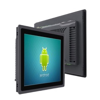 Écran tactile Android 18,5 pouces entièrement scellé en aluminium, ordinateur tout-en-un avec système d'exploitation Android 14 pour KIOSK, ATM, automatisation, CNC, HMI