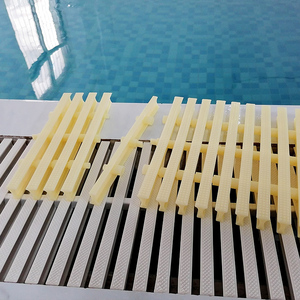 Grille de débordement de natation anti-dérapant en <span class=keywords><strong>plastique</strong></span> Gouttière 18 20 25 30cm Accessoires de <span class=keywords><strong>piscine</strong></span> Piscina - Product Image 4