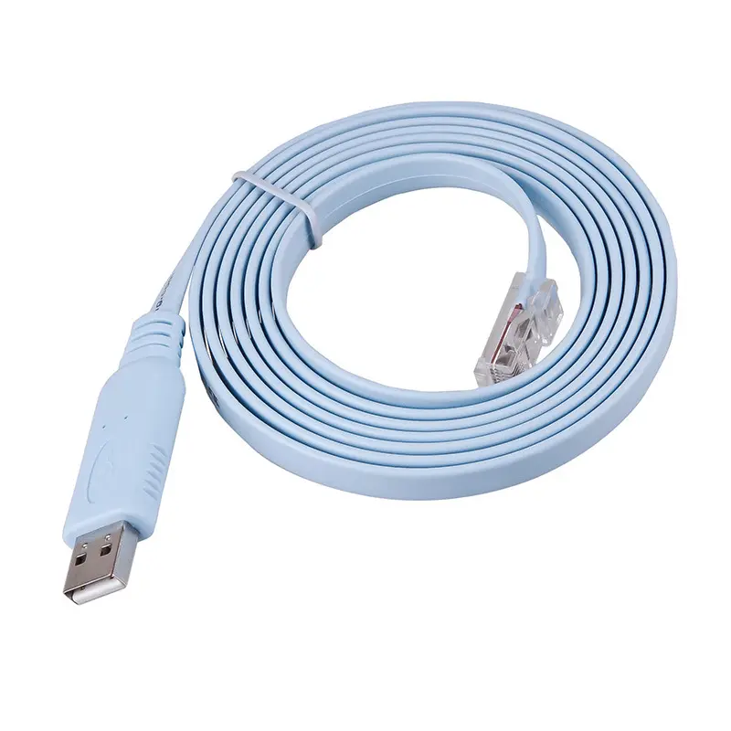 Câble de Console FTDI USB vers RJ45 fil série RS232RL pour routeur Cisco RJ 45 commutateur de convertisseur extension USB ligne réseau informatique