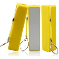 Batterie externe portable 2600 mAh, chargeur 5V 1A, format de poche, station d'alimentation 1200 mAh