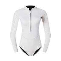 Combinaison intégrale en néoprène 2 mm pour femme, protection UV, combinaison anti-méduse pour le surf, la plongée en apnée et la plongée sous-marine