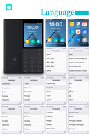 Smartphone Duoqin F22 sans caméra, écran tactile de 2,8 pouces, version Google